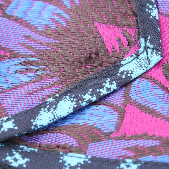 J.Crew Midnight Floral Jacquard Skirt C5911 Size 2 Embroidered Jewel Tones - Picture 7 of 9